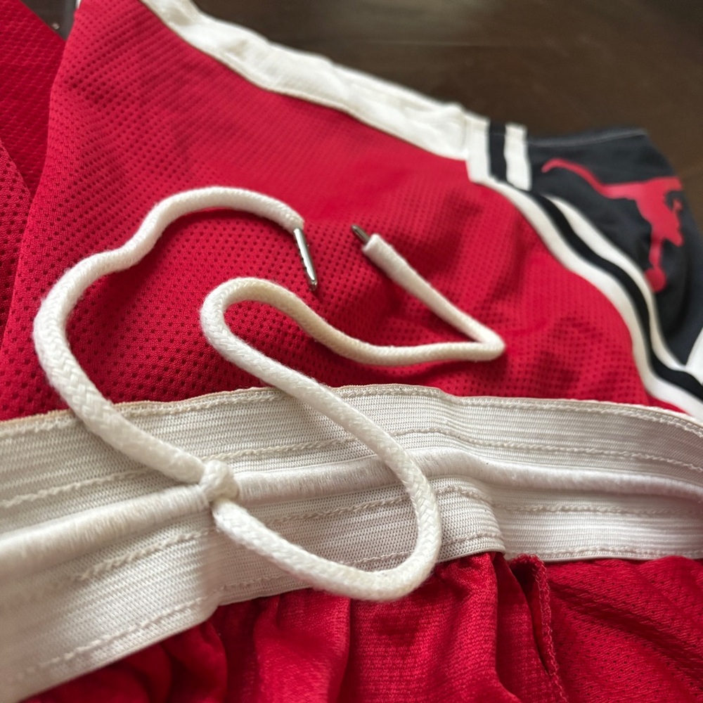Jordan Jumpman Red Black & White Basketball Shorts - Picture 8 of 13